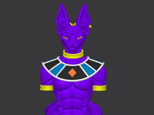Busto Bills Dragon Ball Super Multicolor