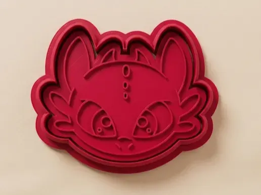 Cortante y Sello de Chimuelo | Toothless Cookie Cutter
