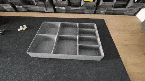 Large ultimate desk sorting box/plate and parts storage !