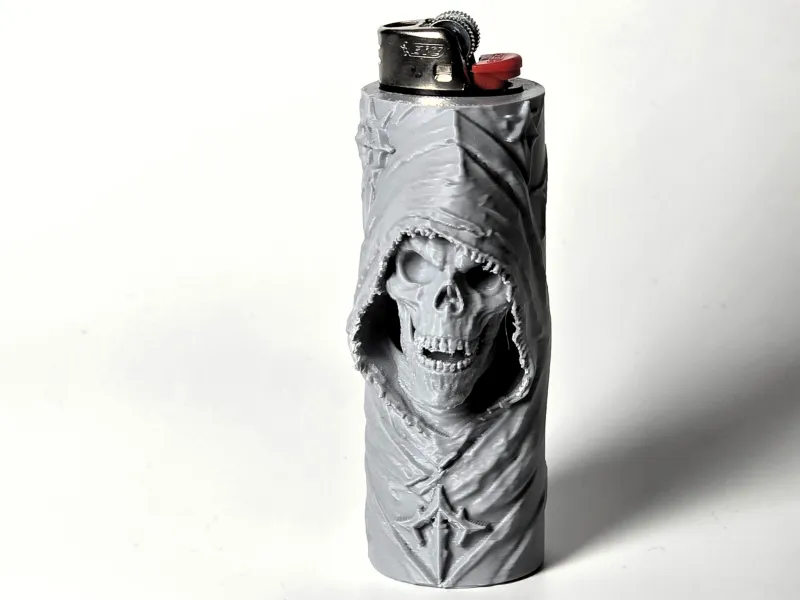 Hülle für BIC J6 Feuerzeug Dark Reaper