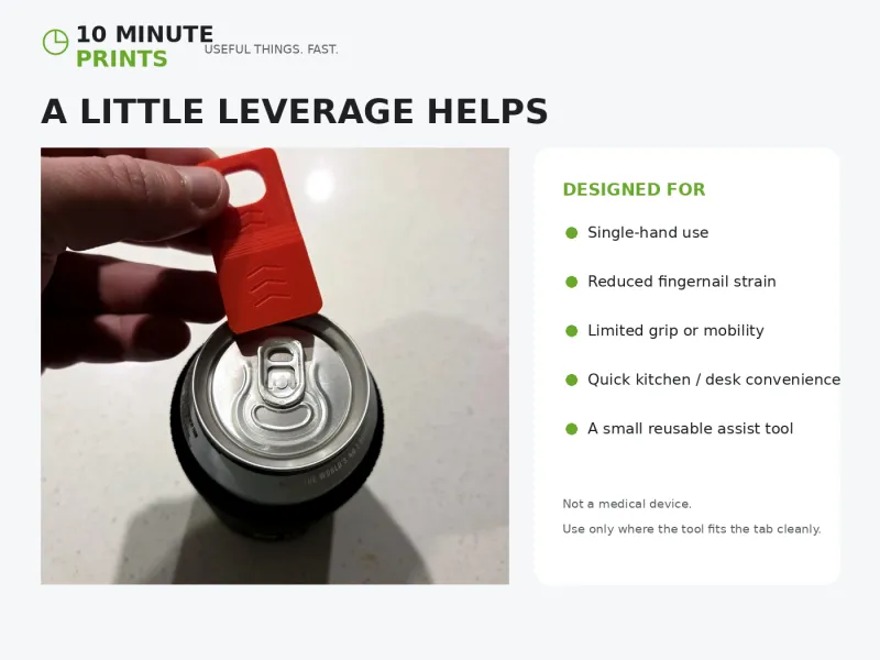 Soda Can Opener - 10 Minute Prints #002