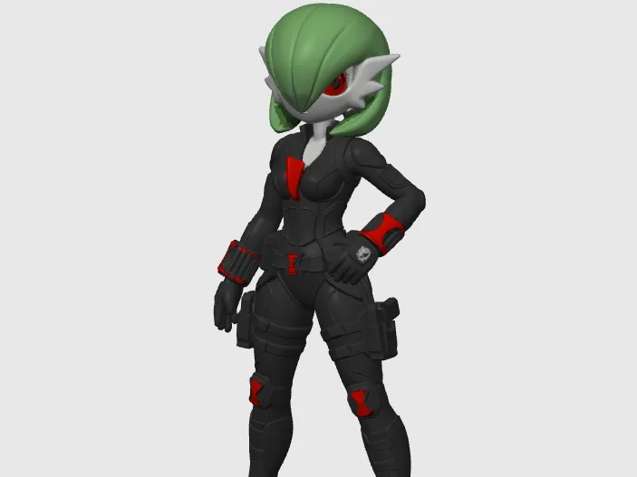 Gardevoir x Black Widow / Pokemon x Marvel