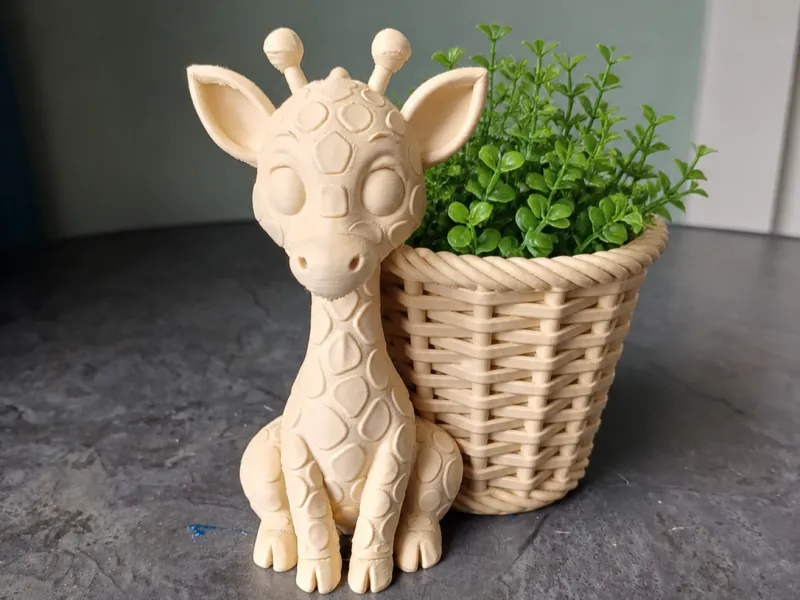 Adorabile vaso a forma di giraffa