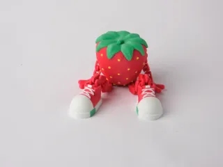 Strawberry Flexi Toy Articulated Fruit Fidget