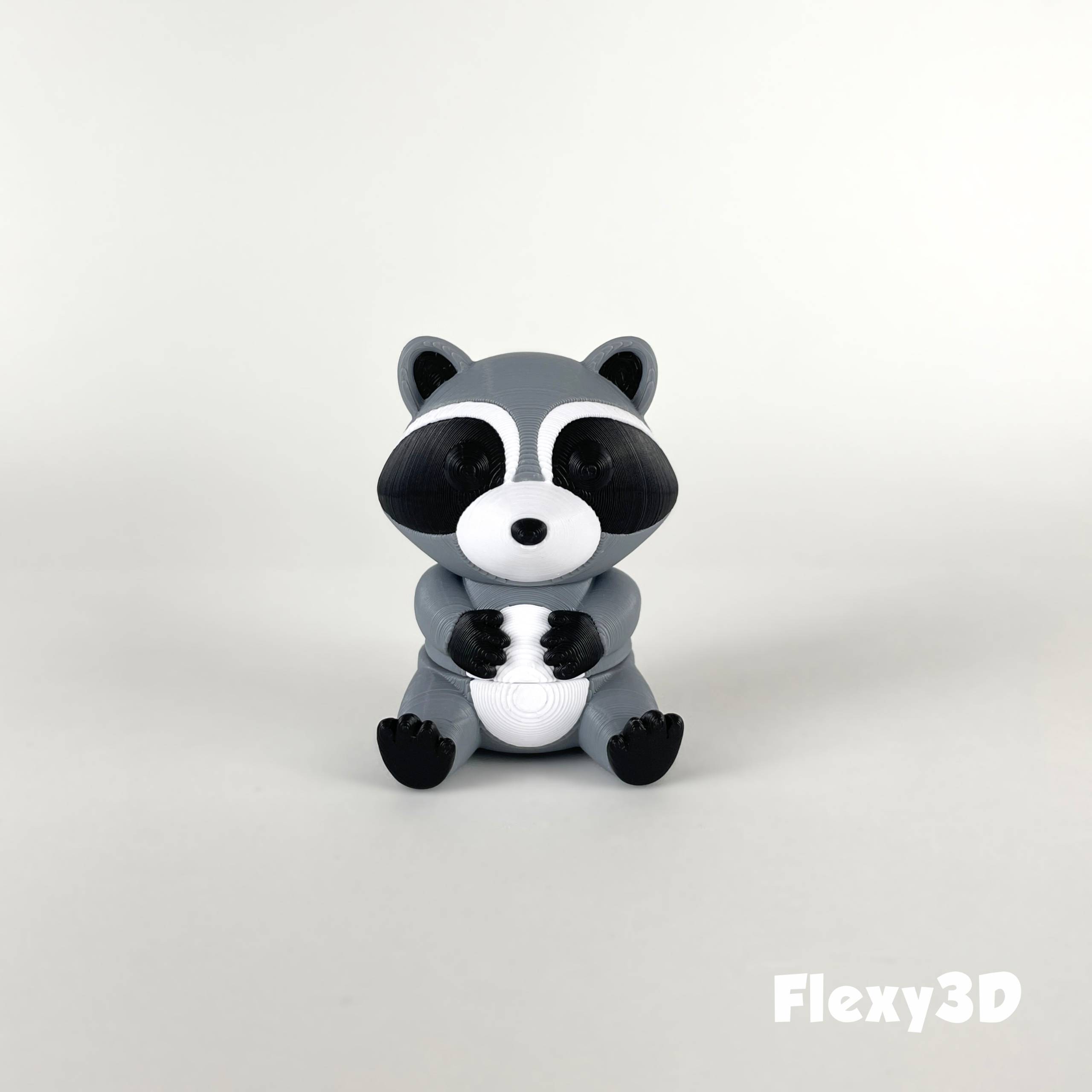 Other STL Descarga - Articulated Raccoon - flexy3d