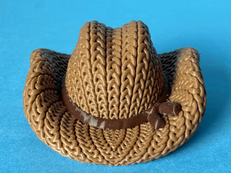 Knitted Cowboy Hat