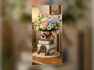 Wazon Pearl Bloom Flower Vase 037