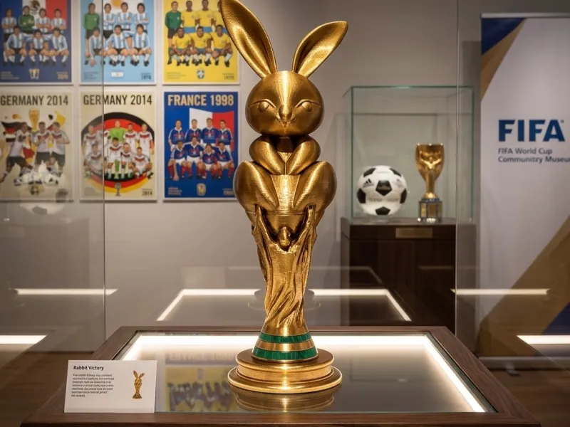 Cute Easter Bunny World Cup 2026 Easy-Print-no support needs