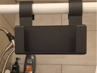 Galaxy fold7 with case shower phone holder.