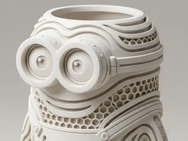 Minions, Hexa als  Behälter - Blümentopf