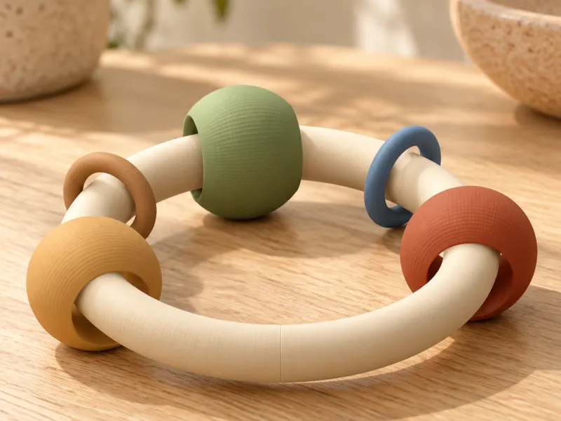 EDIXON LOOP V4 | Split Ring Rattle Prototype - 5 STL