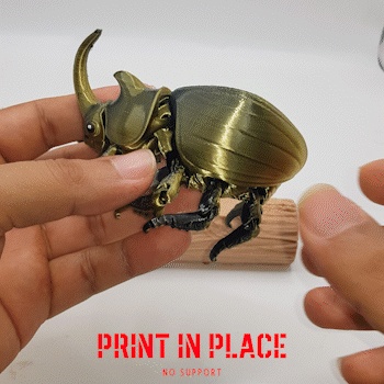 Rhinoceros Beetle – Flexi Print-in-Place
