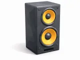 Low Poly Music Speaker-0