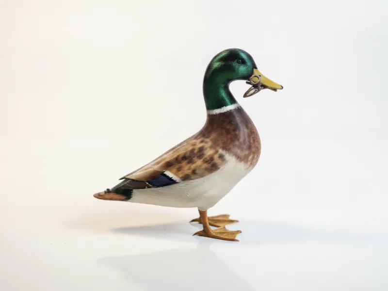 Duck With Knife Animal Figurine 3D Printable