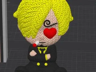 Sanji - Knitted - Crochet - One PIece - Multipart