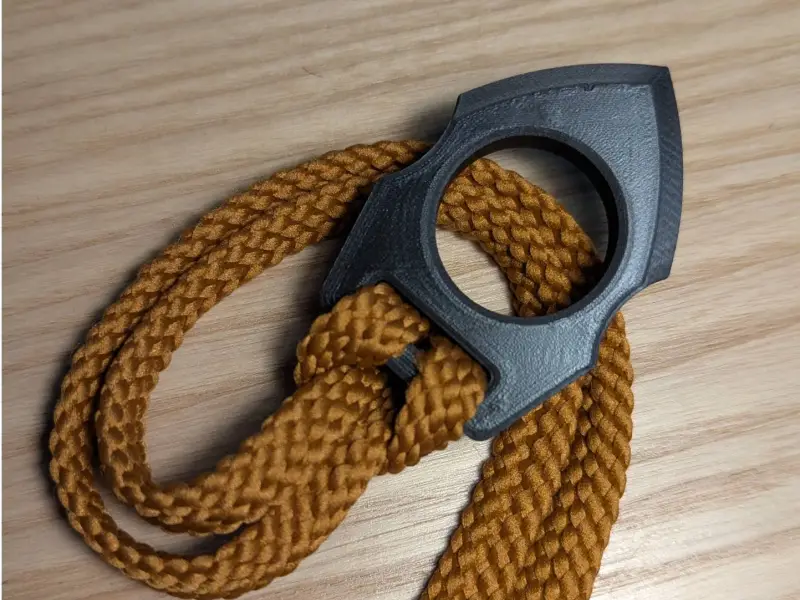 Tactical Fidget Keychain | 3D Printable Model