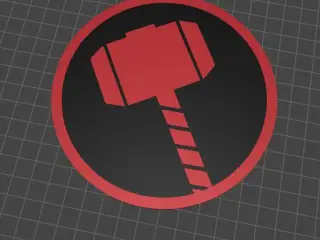 Thor Inspired Coaster