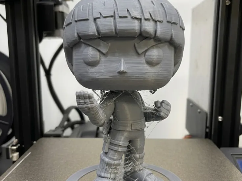 Rock Lee Funko STL  Naruto Chibi Figure 3D Print Model