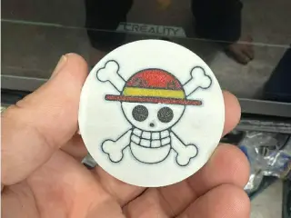 One Piece skull Backpack Clip