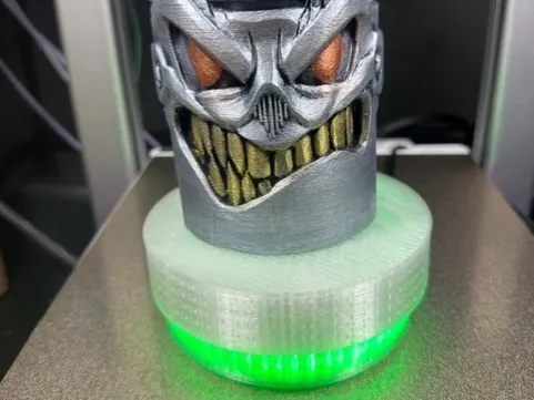 LED Motorized Display Turntable – 3D Printed