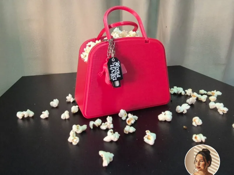 Bolsa para pipoca - Kit exclusivo - Filme O Diabo Veste Prad