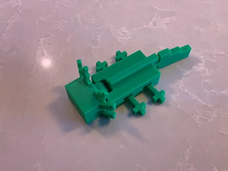Eklemli Minecraft Axolotl