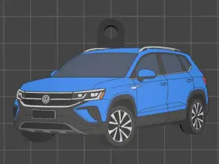 Volkswagen Taos Keychain