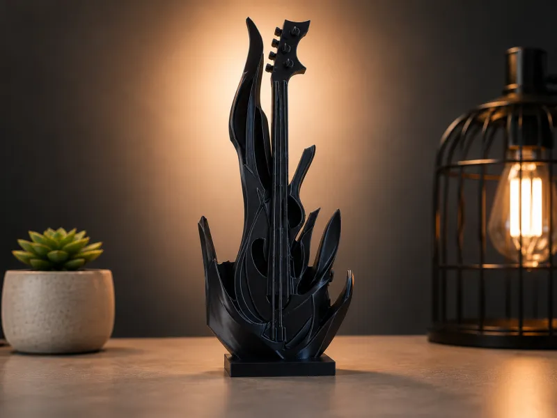 Guitar Sculptural Display