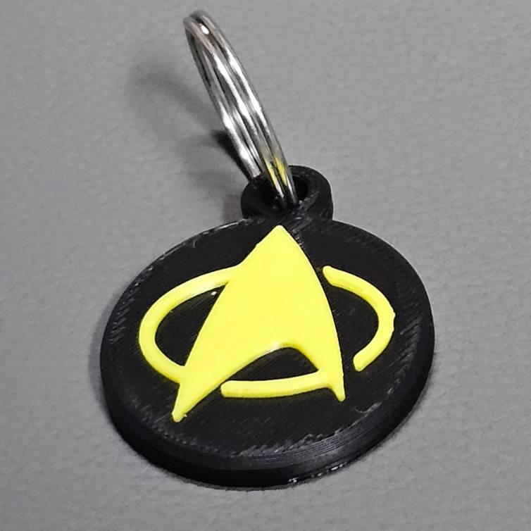 3D Printer Files | 3MF File | Star Trek Themed Coaster & Keychain Tag ...