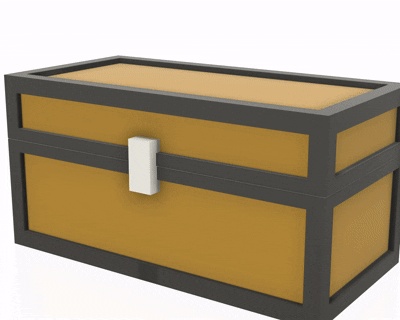 Minecraft double chest deck box