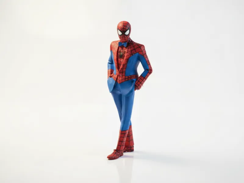 Dapper Spiderman Figurine Marvel 3D Printable