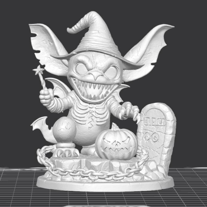 3D 프린터 도면 | 3MF 파일 다운로드 | Wicked Pumpkin Imp | Creality Cloud