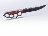 brass knuckle knife 虎指刀-0