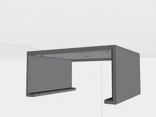 Framework desktop under desk mount