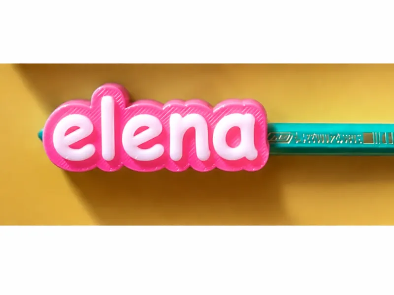 Nombre personalizado para lapiz ELENA