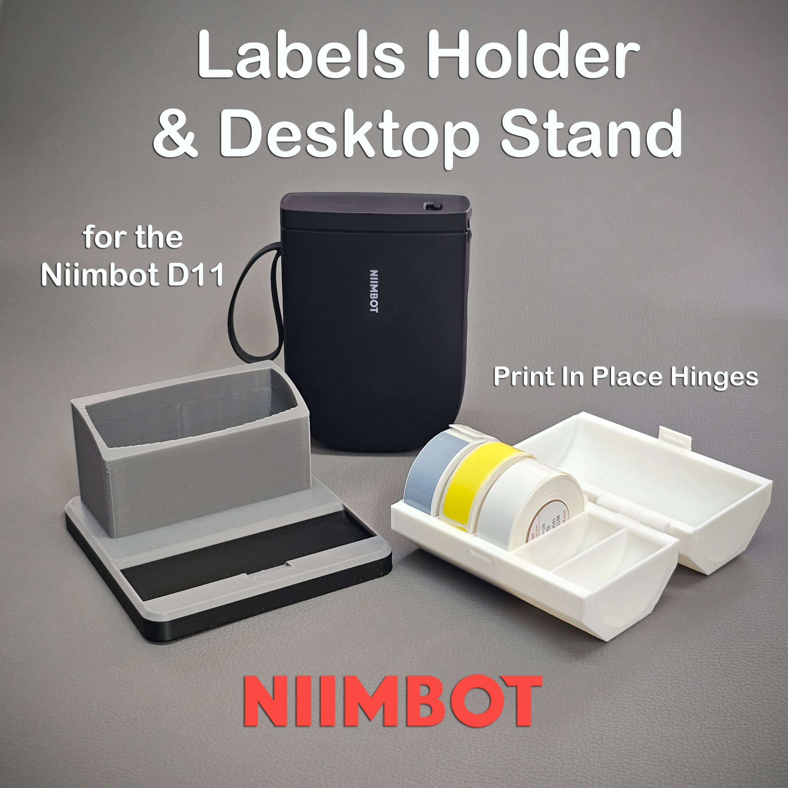 3D Printer Files | 3MF File | Niimbot D11 - Spool (Label) Case