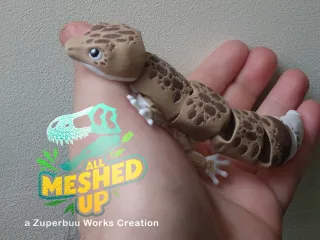 Articulated Leopard Gecko Toy