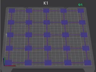 调平测试 220盘 Bed Leveling Test for Ender3v3、KE、K1、K1C、K1SE
