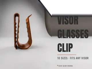 🕶️ Visor Glasses Clip — 10 Sizes for a Perfect Fit