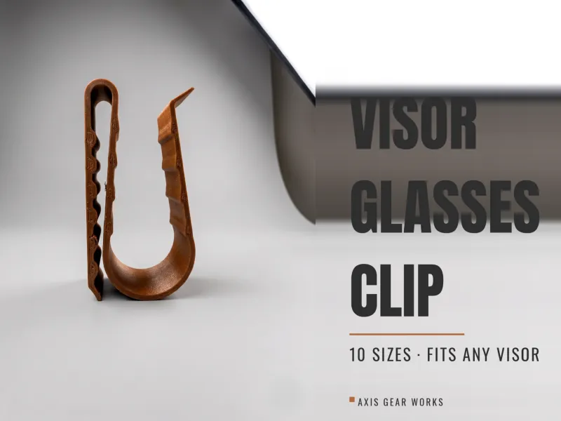 🕶️ Clip para gafas de visera de coche — 10 tamaños - Uso comercial gratuito