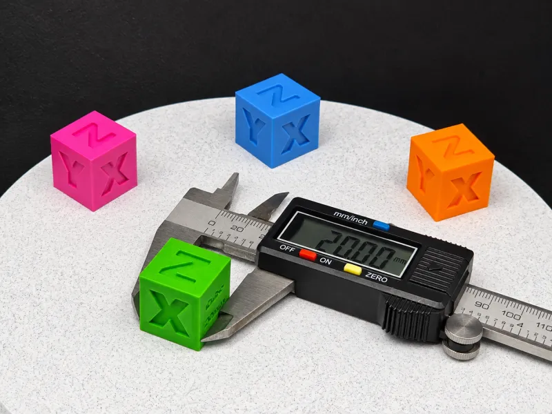 Minimaler XYZ-Kalibrierungswürfel ⚙️🧪