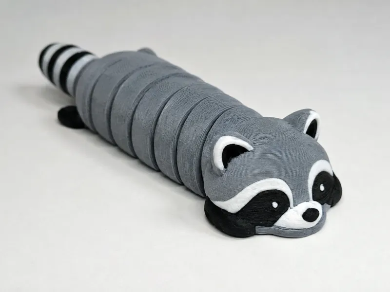 Flexi Raccoon – Bewegliches Print-in-Place-Spielzeug