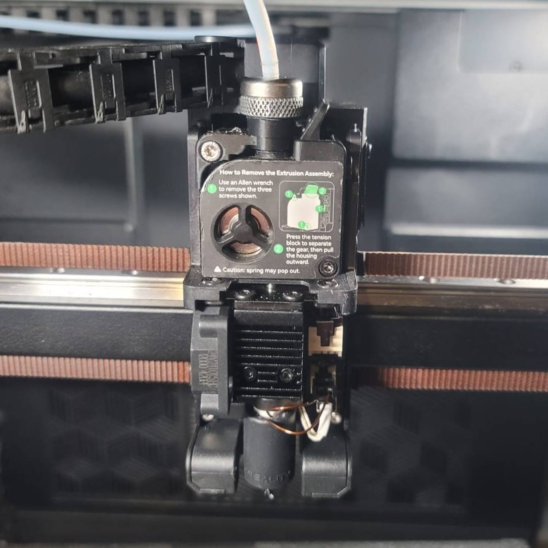 Adaptator magnet K2plus (FIX PTFE Tube holder)(hotend.frkit)