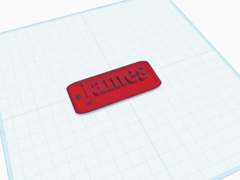 nametag for james