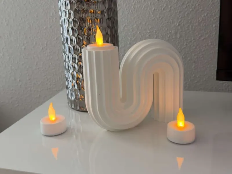 Modern Arch Candle Holder | Minimalist Tea Light | Home deco