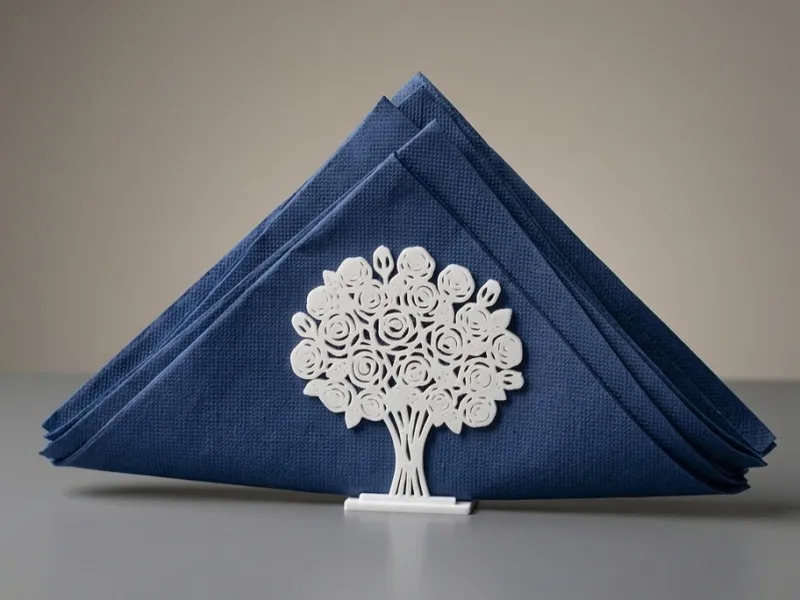 Mother's Day Bouquet & Rose Tree Napkin Holder Support-Free