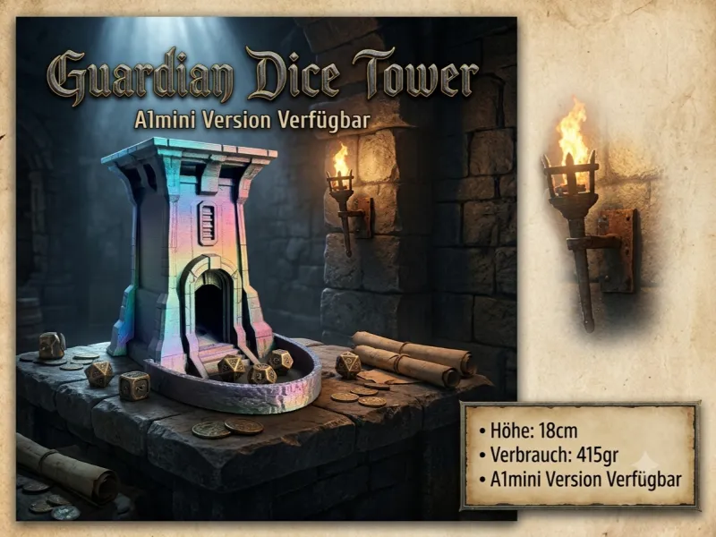 Guardian TTRPG Dice Tower
