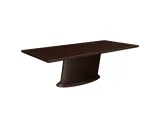 Modern Rectangular Pedestal Dining Table-0