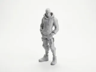 Street Deadpool Figurine Urban Style 3D Printable