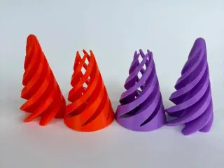 Fidget cone spiral